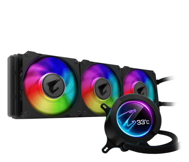 Gigabyte Aorus Liquid Cooler RGB 360 3x120mm - 525217 - zdjęcie